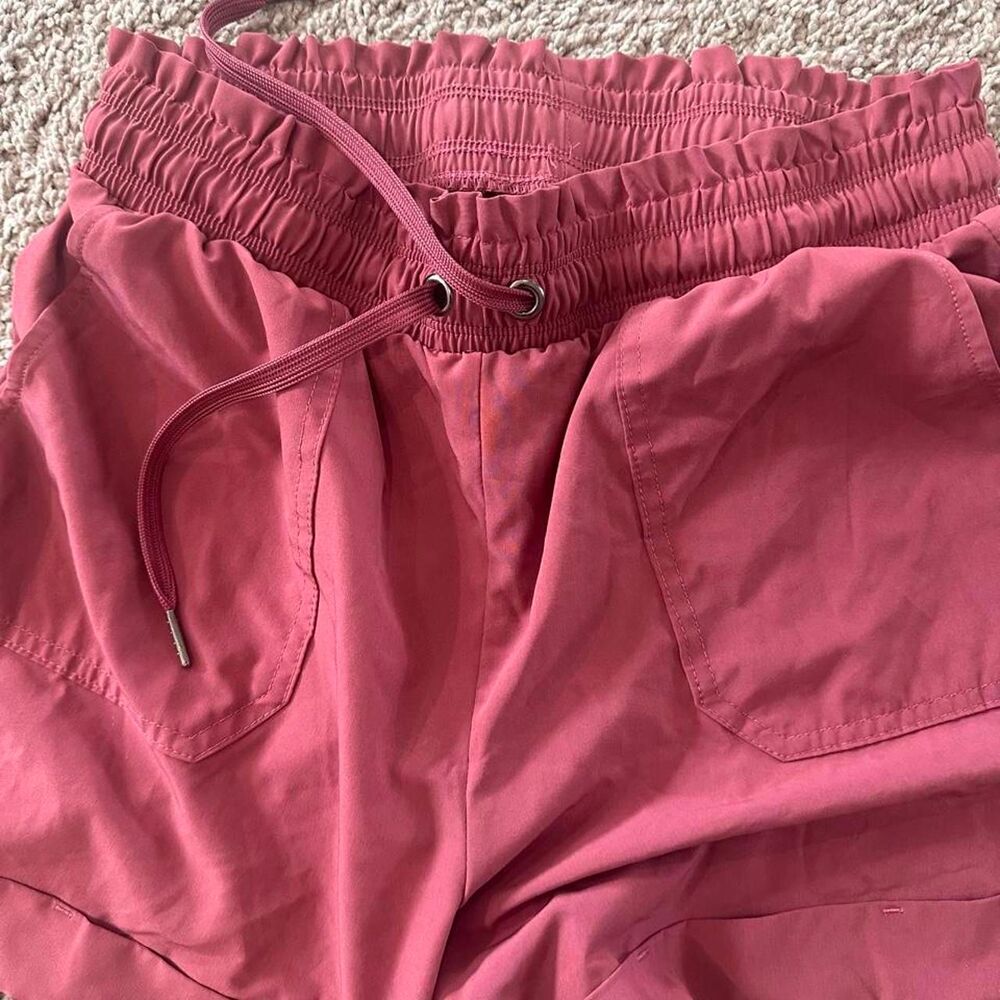Danskin Women's Pink and Burgundy Shorts